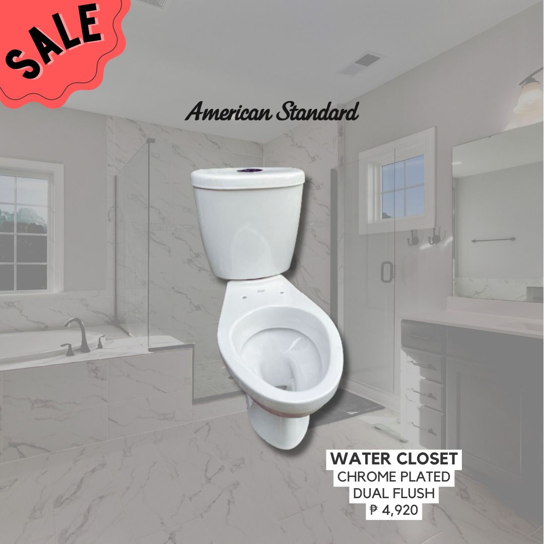 WATER CLOSET AMERICAN STANDARD, Furniture & Home Living, Bathroom
