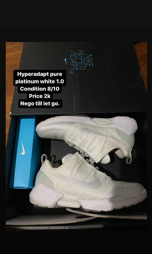 Hyperadapt store pure platinum