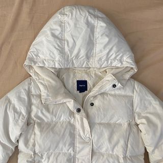 XL GAP Kids White Warm Puffer Jacket Full Zipper