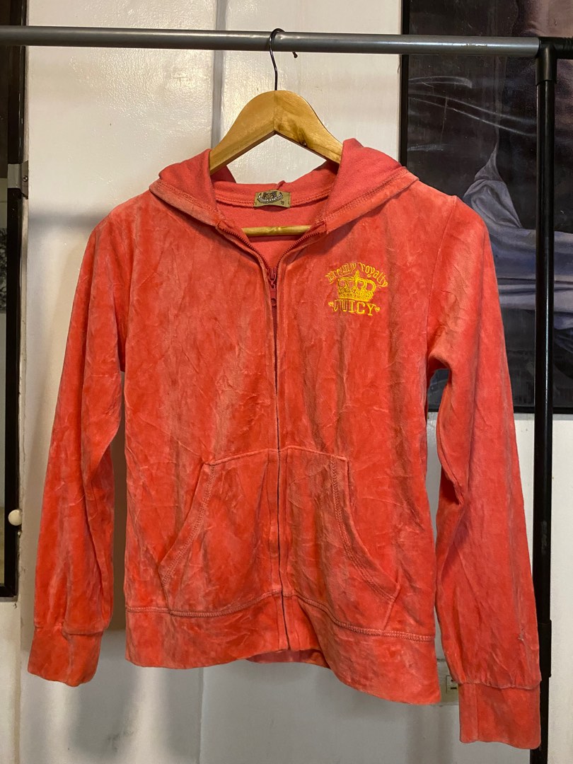 Y2k Juicy Couture Velvet Jacket, Women's Fashion, Coats, Jackets and