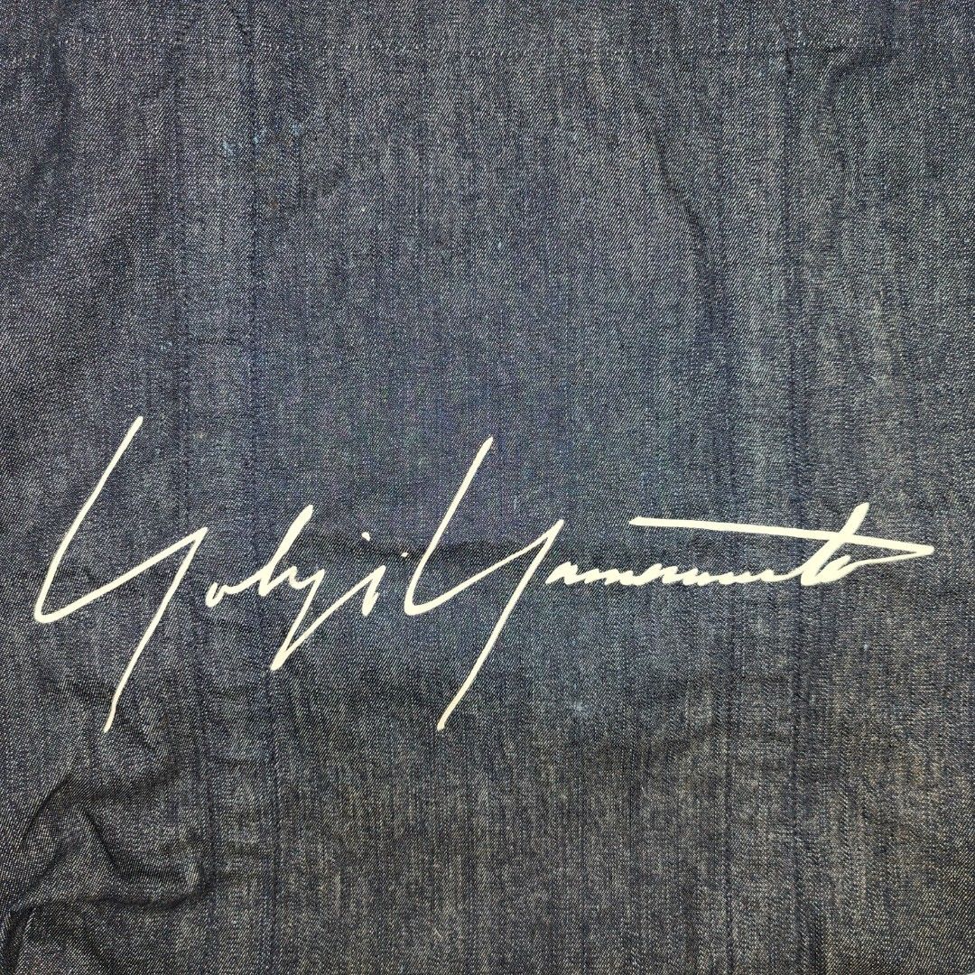 Yohji Yamamoto - Signature Logo Denim Tote Bag, Luxury, Bags & Wallets ...