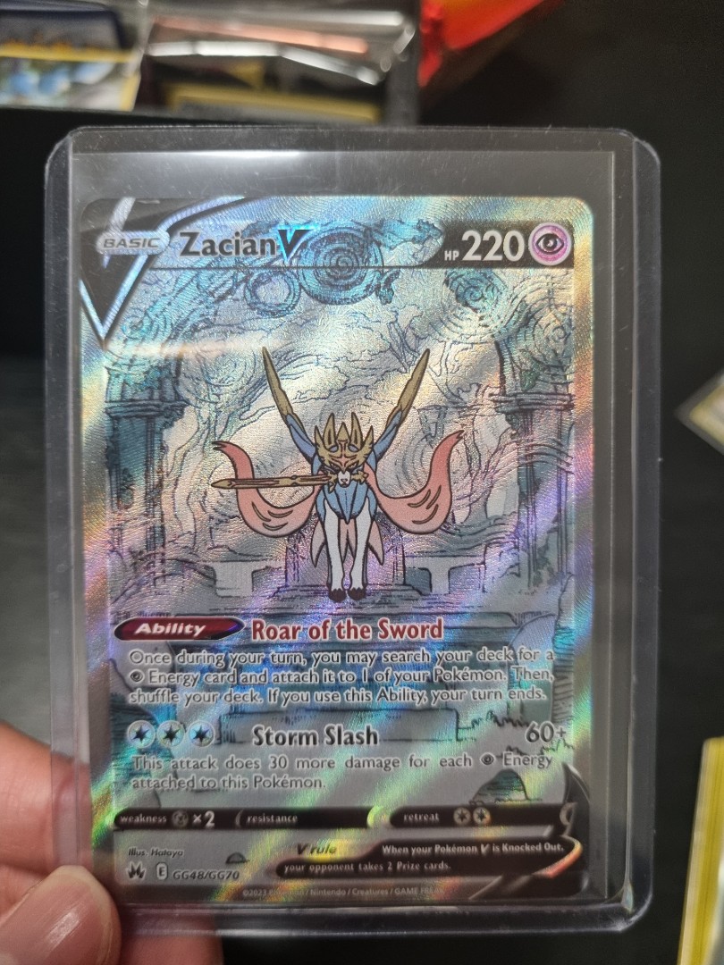 Zacian V - GG48/GG70 - Crown Zenith – Card Cavern Trading Cards, LLC