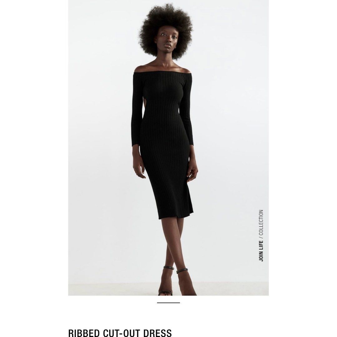 ribbed cut out dress zara Offer! ZARA Ribbed Cut Out Dress, Women's Fashion, Dresses & Sets, Dresses  on Carousell