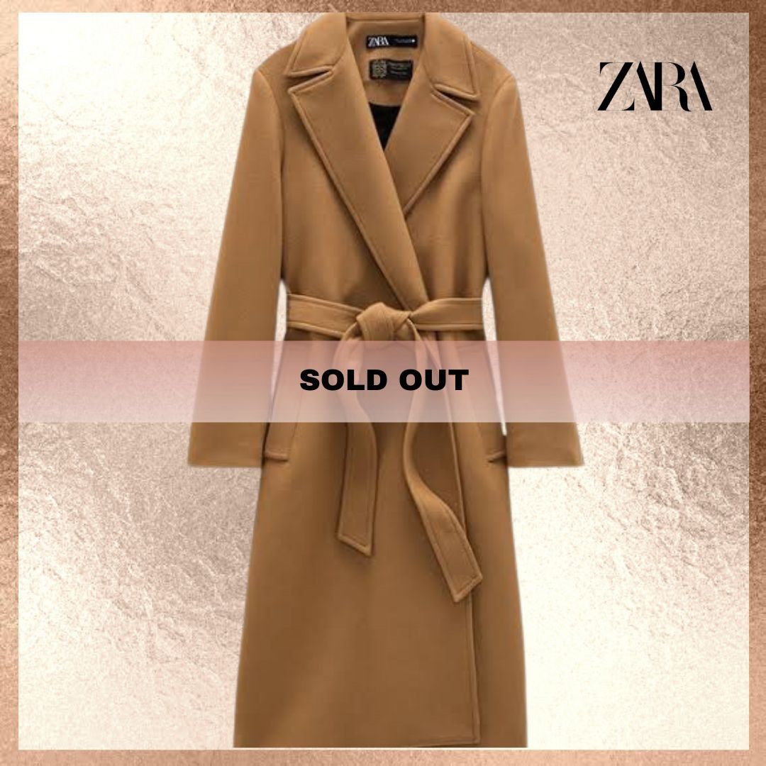 ZARA winter coat Fesyen Wanita Pakaian Wanita Baju Luaran di Carousell