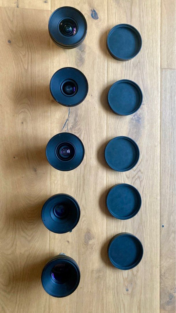 ZEISS Compact Prime CP2 Cine Lens (EF Mount)set of 5, Photography, Lens