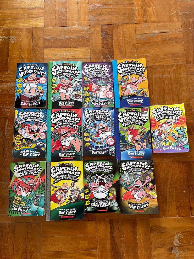Captain underpants store 13 book set