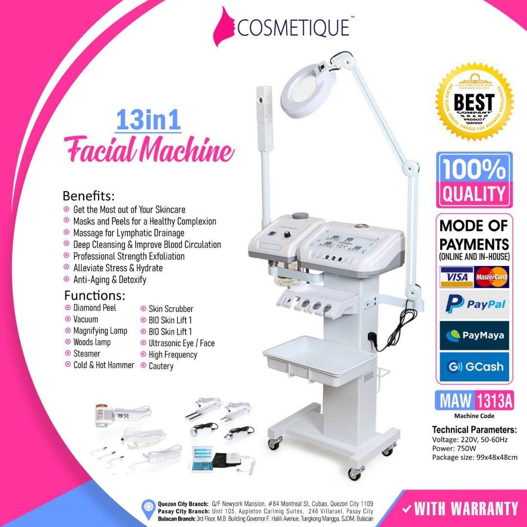 13 in 1 Facial Machine, Beauty & Personal Care, Face, Face Care on
