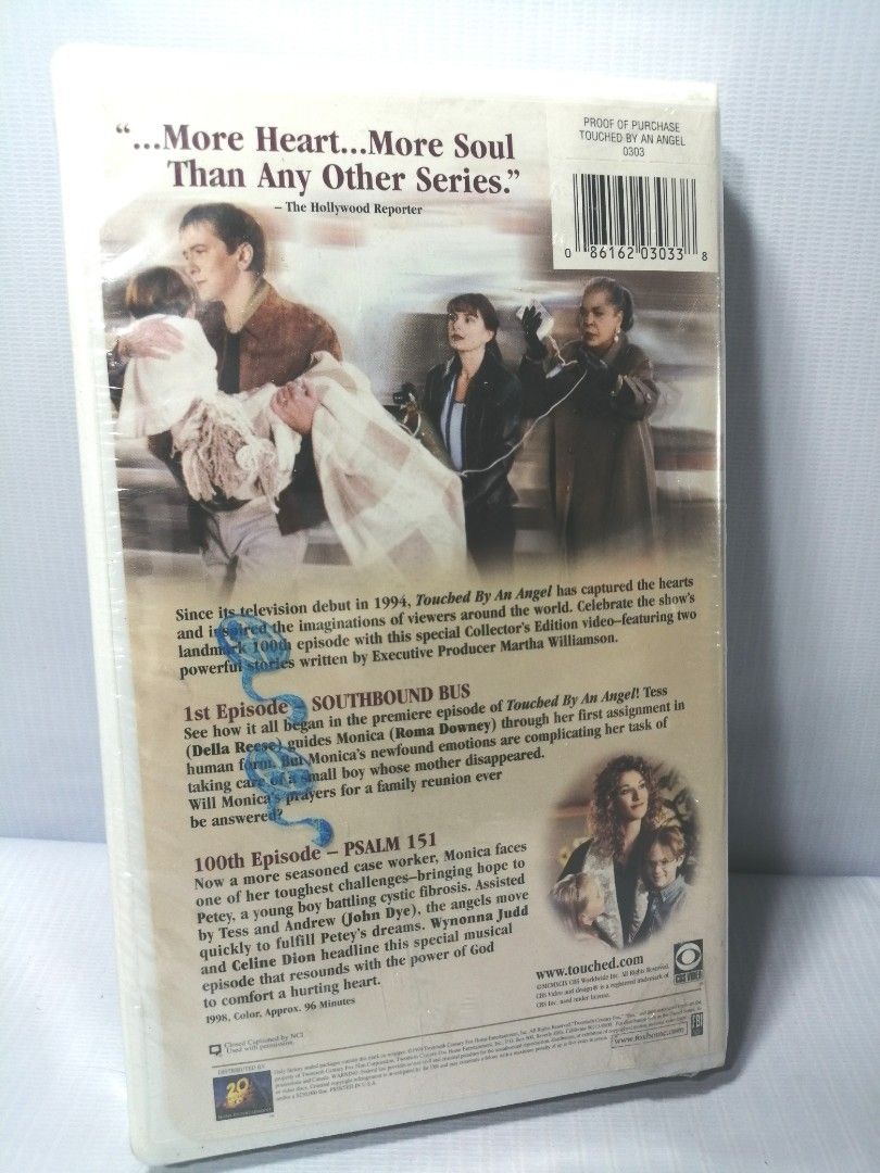 Wynonna Judd Touched By An Angel Song 1999 TOUCHED BY AN ANGEL TV Series Sealed VHS Video Tape Collector's