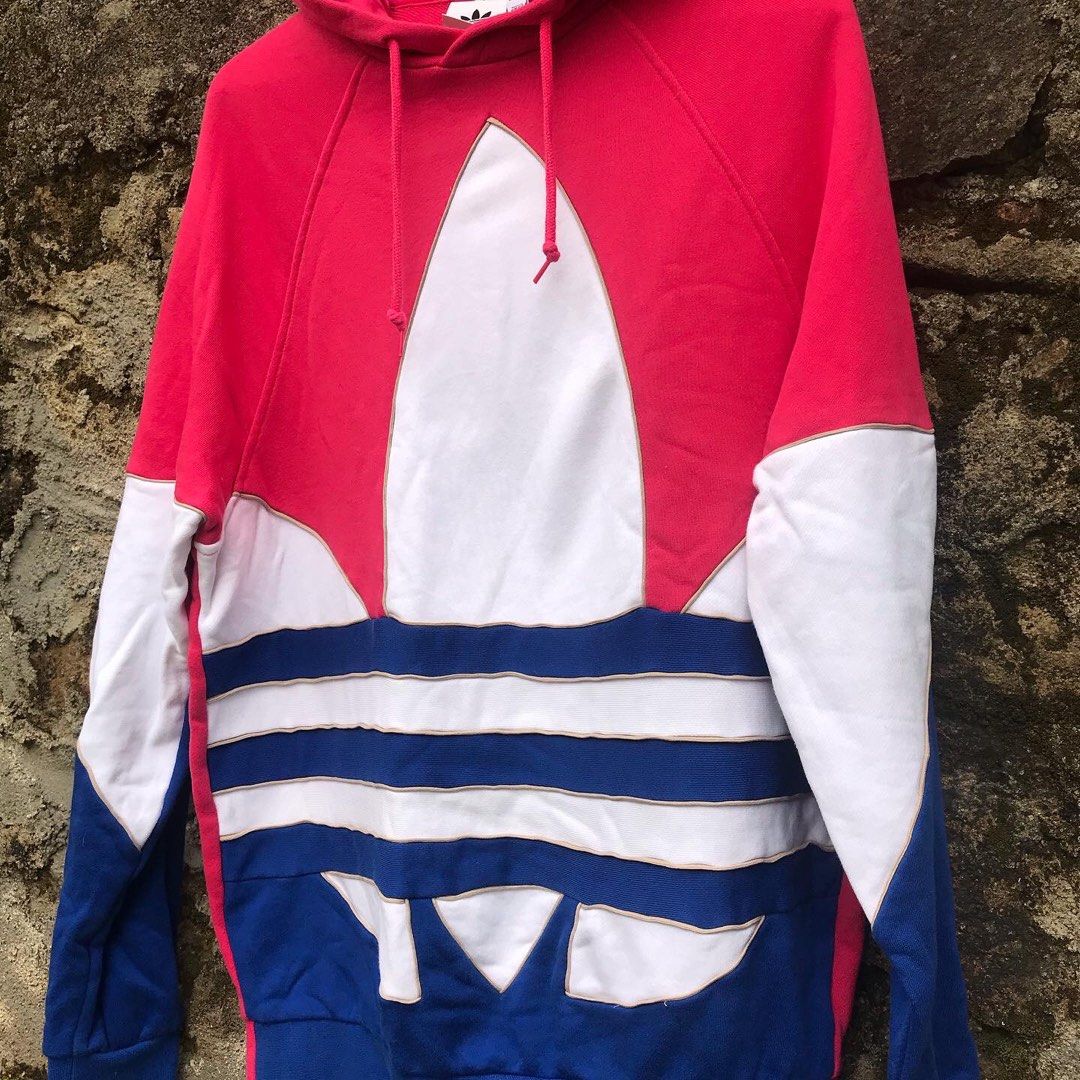 Big trefoil best sale outline colorblock hoodie