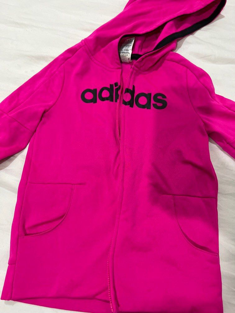 Adidas Track Suit for kids (Category: Babies & Kids Fashion) located in Cavite. Submitted by your.unique.treasure (Listing ID 1211561582, Image 2). Description: Issue: no zipper on jacket Sold as pair Best fit 4-7yrs old.
