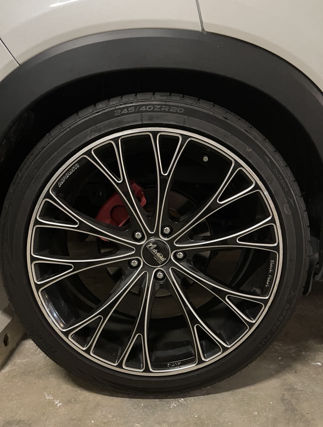Advanti Racing R20 Tyres and Rim, Car Accessories, Tyres & Rims on ...