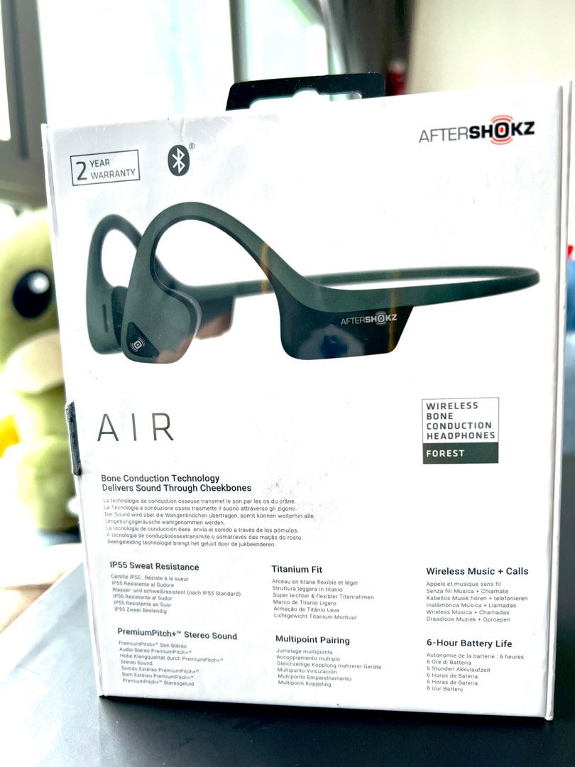 Aftershokz Trekz Air AS650 Forest Green, Audio, Headphones & Headsets ...