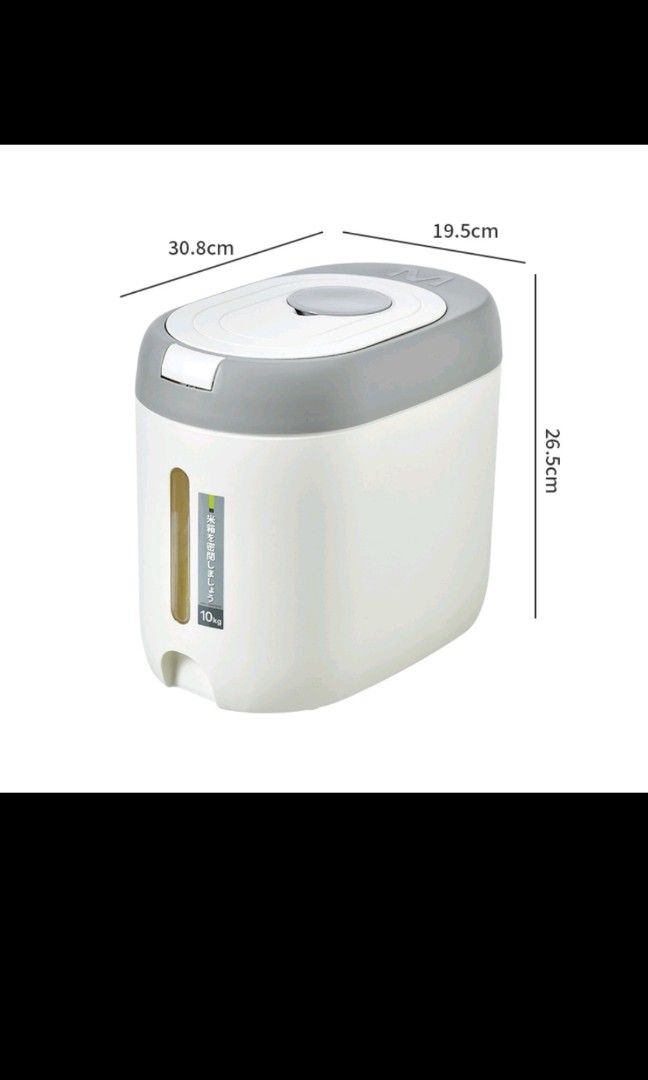 Airtight Rice Bucket Rice Storage Container (10kg), TV & Home