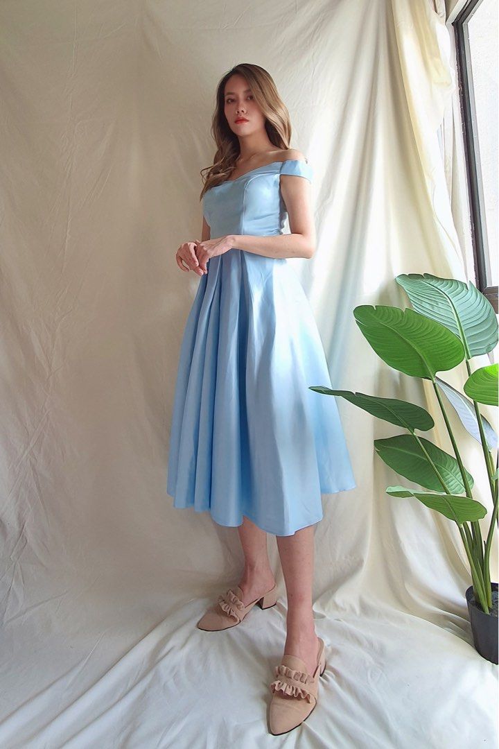 Butter Soft Romper Dress Pastel Blue | LIT Boutique
