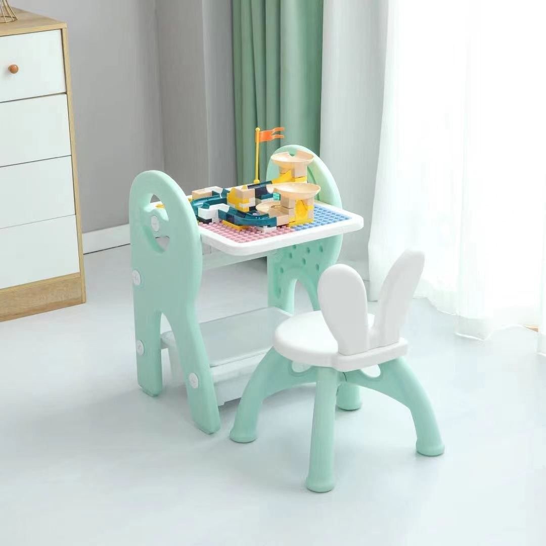 Amaris whiteboard with lego blocks table and chair, Babies & Kids, Baby