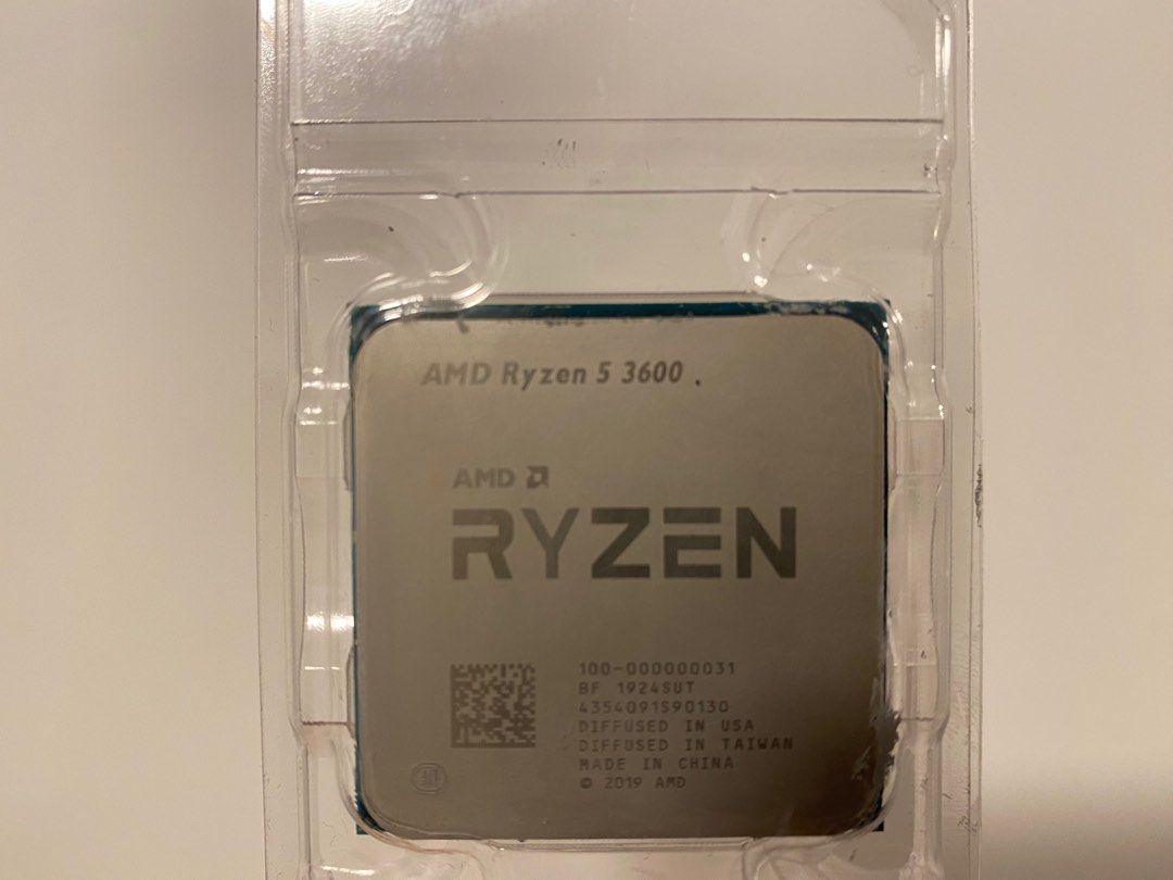 AMD Ryzen 5 3600 & Cooler, 電腦＆科技, 電腦周邊及配件, 電腦周邊產品 - Carousell