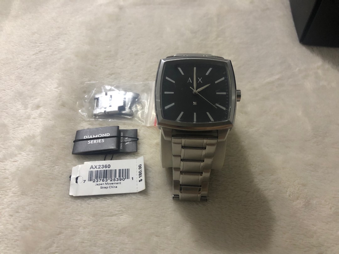 Armani Exchange Diamond Series AX2360, Men's Fashion, Watches &  Accessories, Watches on Carousell