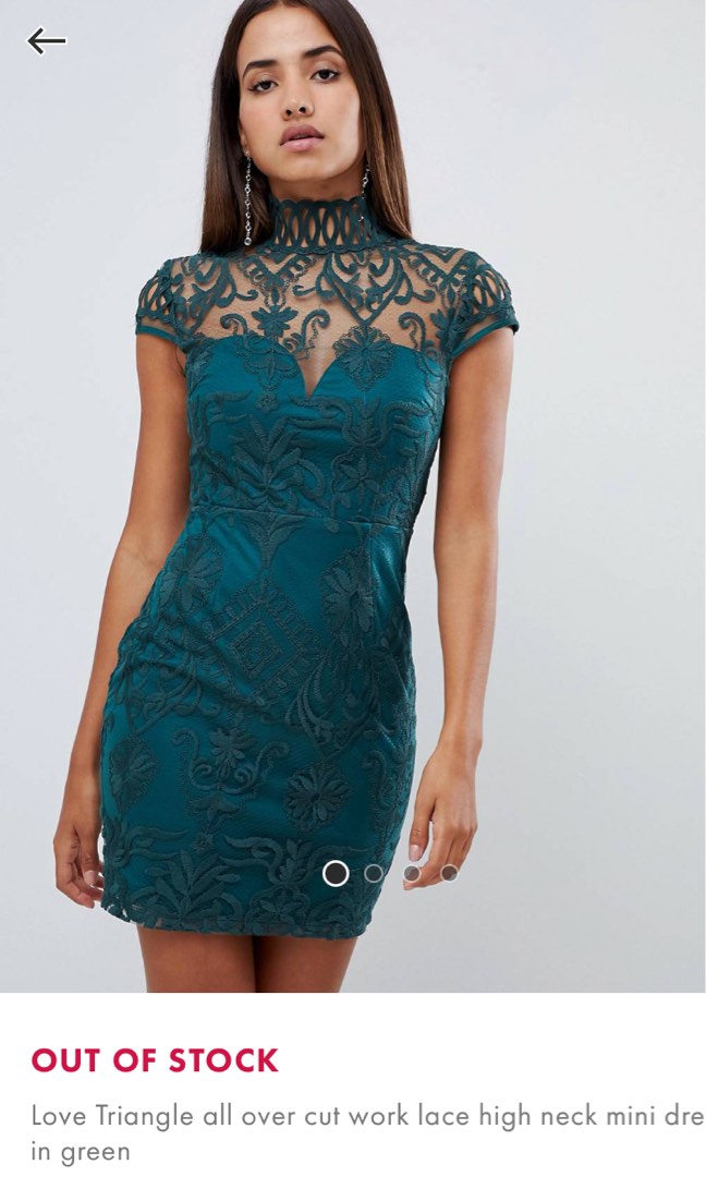 Love triangle dress asos top
