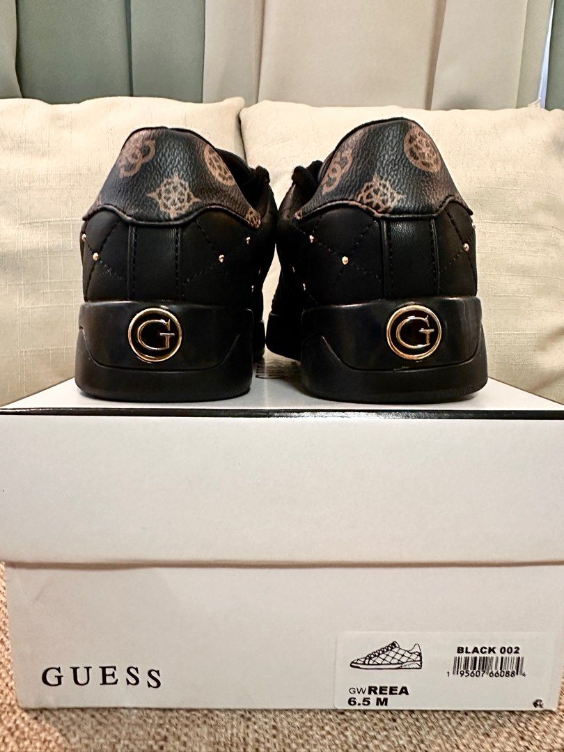 Authentic GUESS Studded Sneakers (Category: Sneakers) located in Bulacan. Submitted by ecache (Listing ID 1211558947, Image 2). Description: 💯Authentic items from 🇺🇸🇨🇦 👍🏻Money back if proven counterfeit ✨Brand new, onhand, ready for shipping ❌No to lowballers ✅Open for layaway .