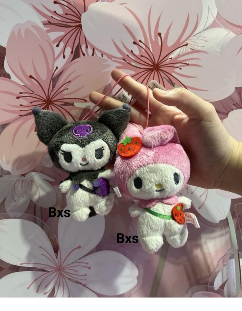 My Melody Collaboration Plush Key Chain Set