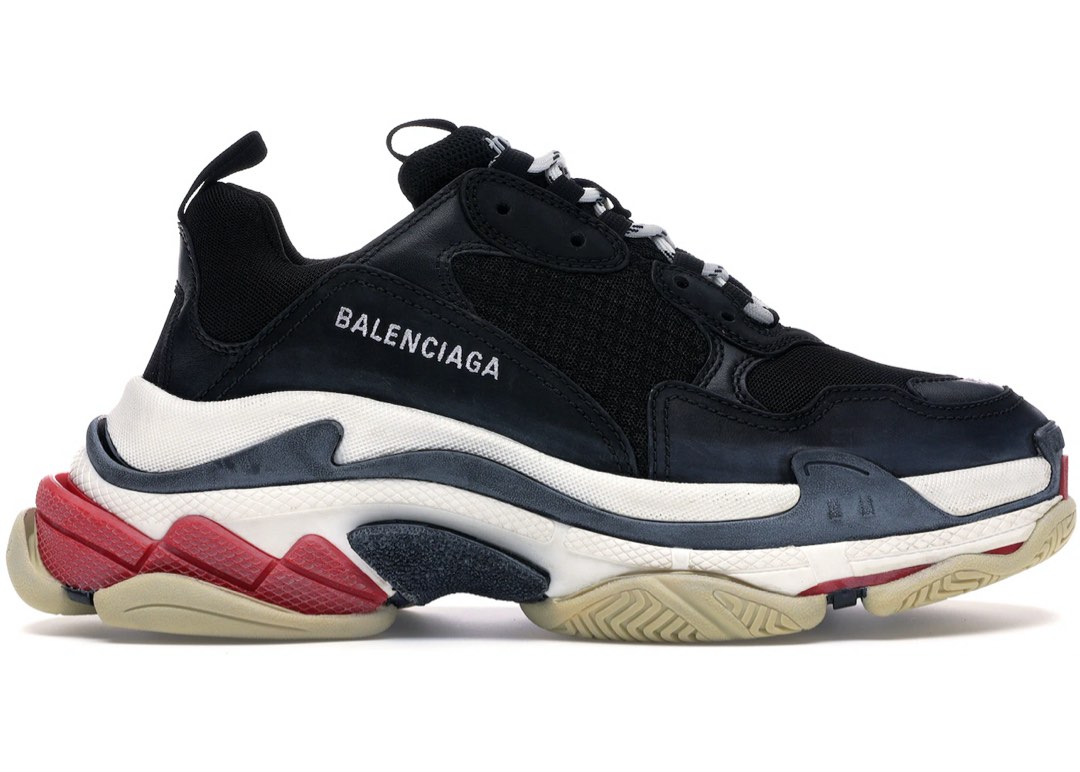 Red and white balenciagas on sale