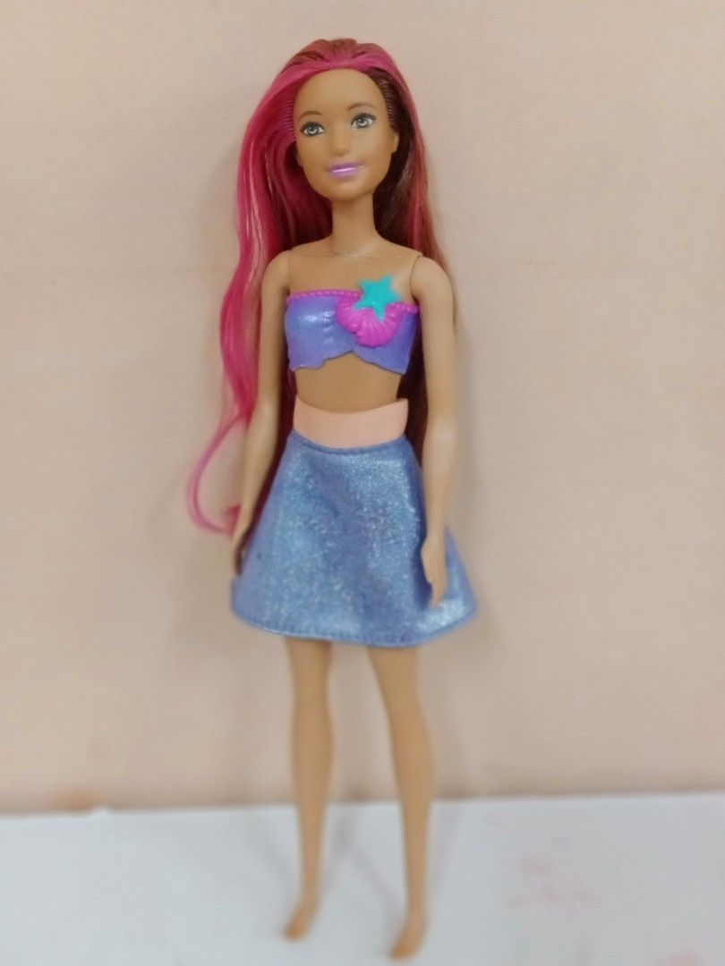 Barbie dolphin magic mermaid doll with transforming outfit shop