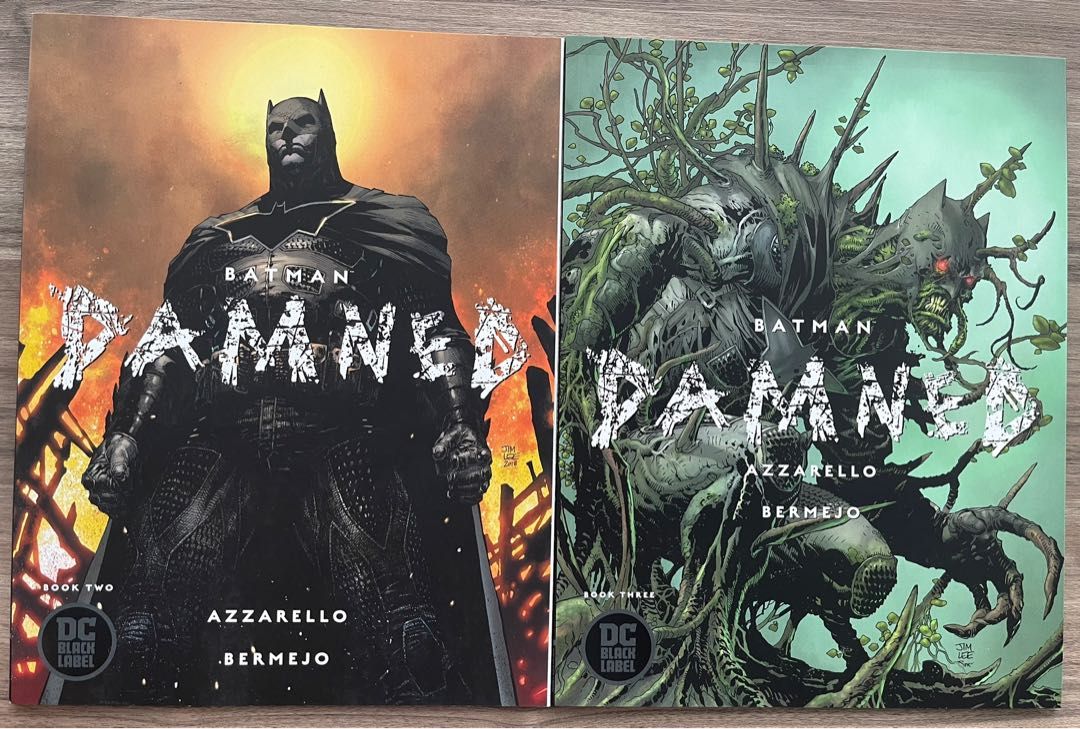 BATMAN : DAMNED #2 & #3 ( JIM LEE VARIANT ) - DC COMICS BLACK LABEL,  Hobbies & Toys, Books & Magazines, Comics & Manga on Carousell