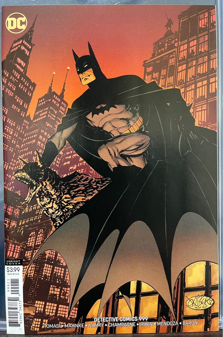 BATMAN : DETECTIVE COMICS #999 ( JOHN BYRNE CARD STOCK VARIANT ) - DC  COMICS, Hobbies & Toys, Books & Magazines, Comics & Manga on Carousell