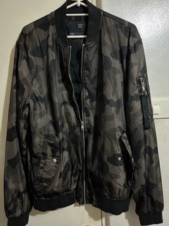 Bershka Bomber Jacket Camo