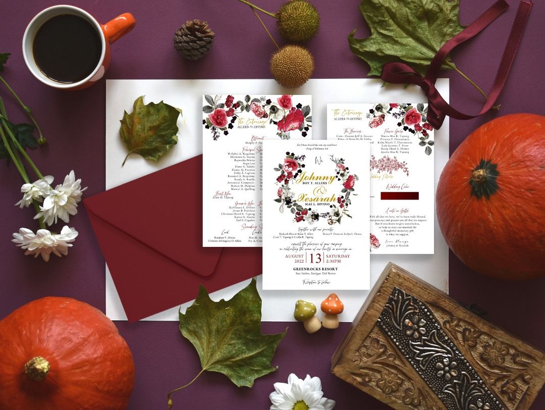 Bespoke Invitation Layout, Hobbies & Toys, Stationery & Craft, Art ...