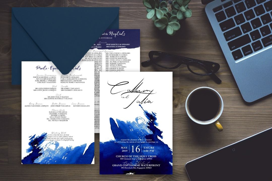 Bespoke Invitation Layout, Hobbies & Toys, Stationery & Craft, Art ...