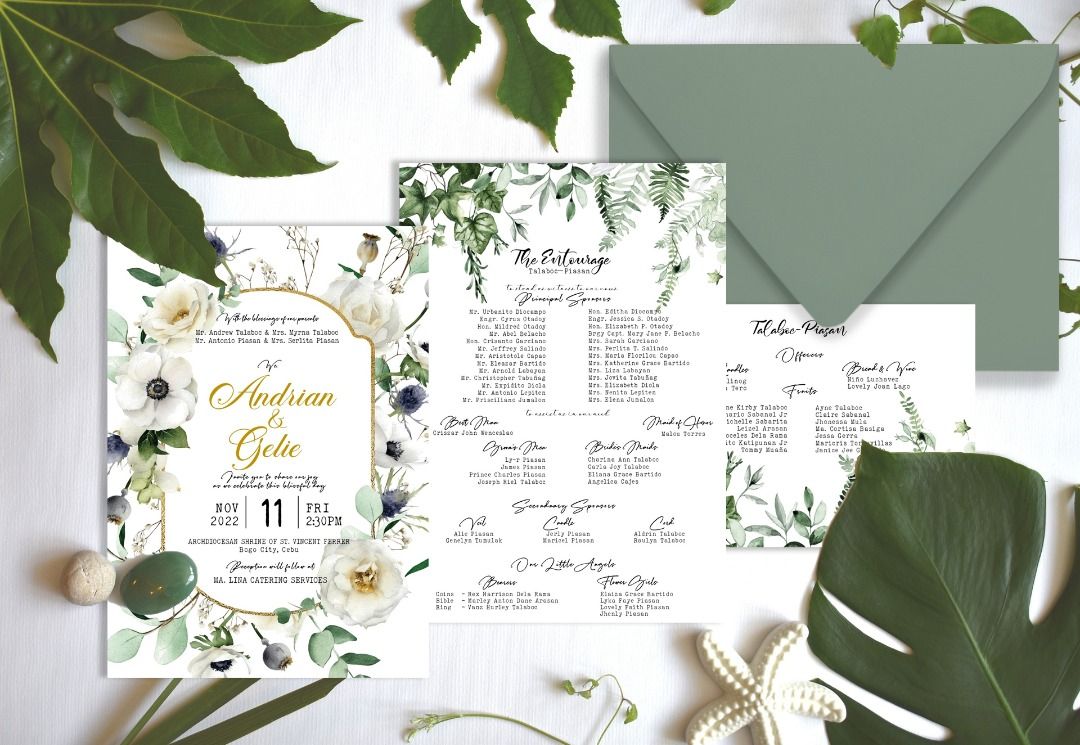 Bespoke Invitation Layout, Hobbies & Toys, Stationery & Craft, Art ...