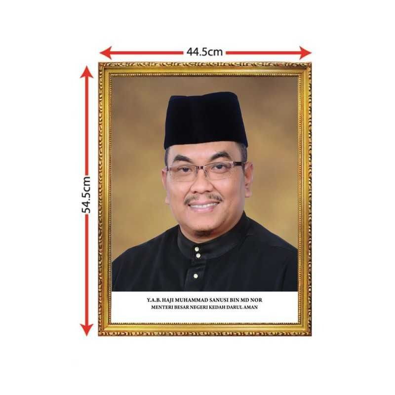 Bingkai Potret Menteri Besar Kedah, Hobbies & Toys, Stationery & Craft ...