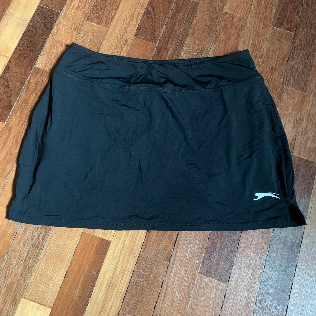 Slazenger skort black on sale