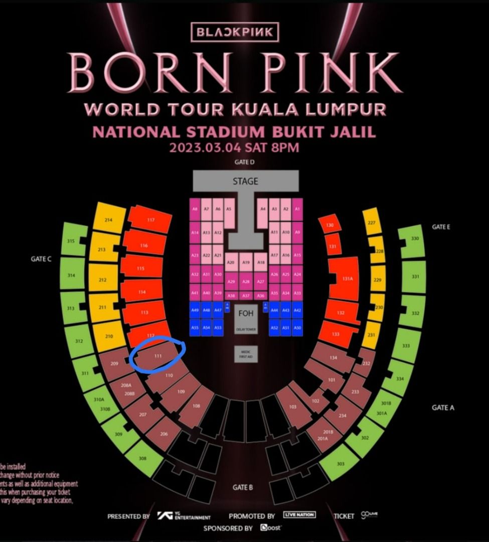 Blackpink Concert Malaysia 2023, Tickets & Vouchers, Event Tickets on