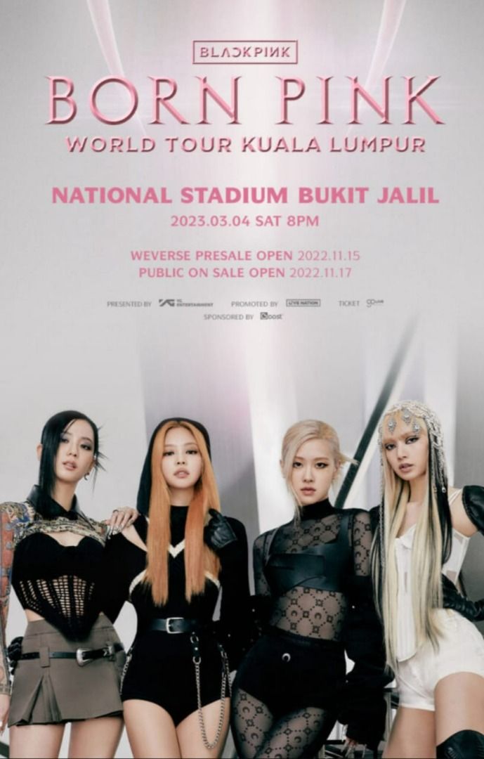Blackpink Concert Malaysia 2023, Tickets & Vouchers, Event Tickets on