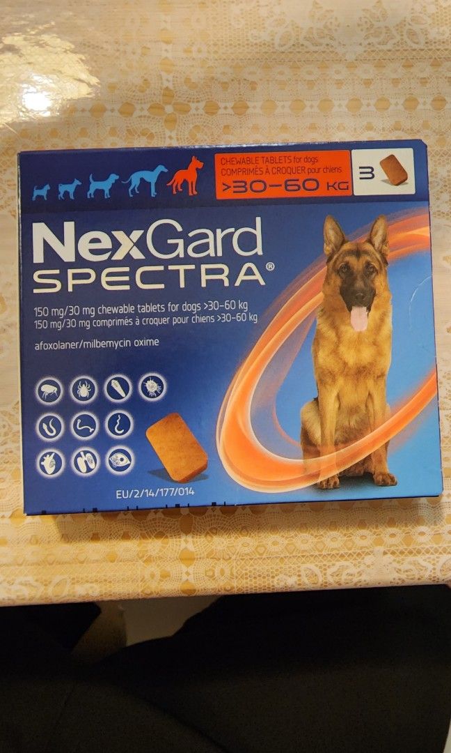 Nexgard spectra hot sale 60kg
