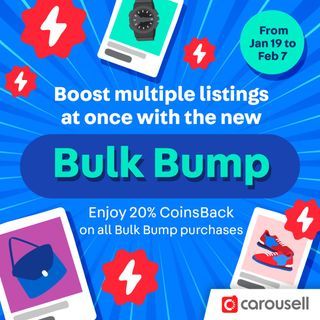 Boost multiple listings at once with the new Bulk Bumps!