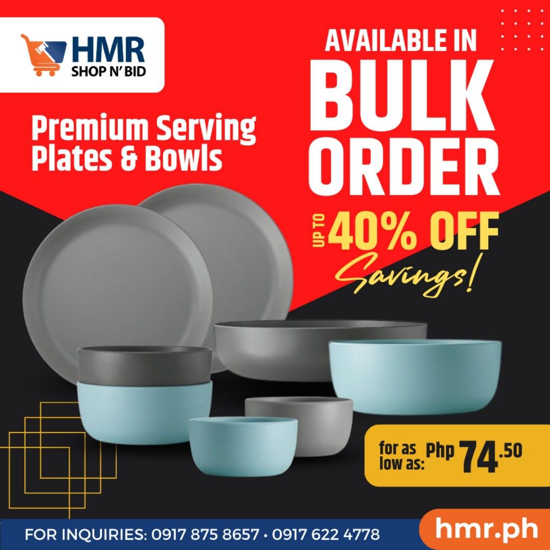 Bowls & plates for Sale!, Furniture & Home Living, Kitchenware