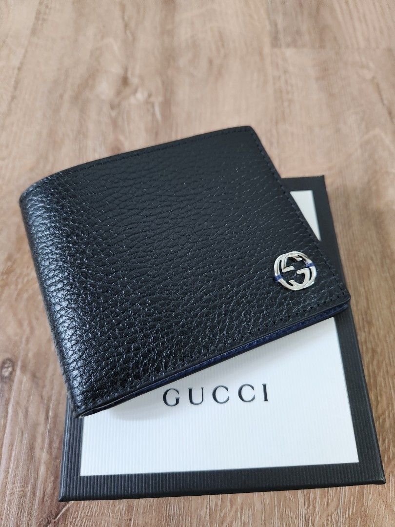 Brand New Gucci Men Bifold Wallet, Luxury, Bags & Wallets on Carousell