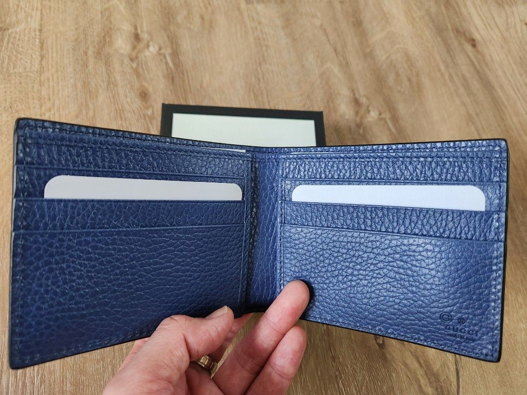 Brand New Gucci Men Bifold Wallet, Luxury, Bags & Wallets on Carousell