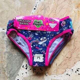 [BRANDNEW] CHILLI PEPPERS - BABY GIRL UNDIES / BIKINI 4T (10PCS)