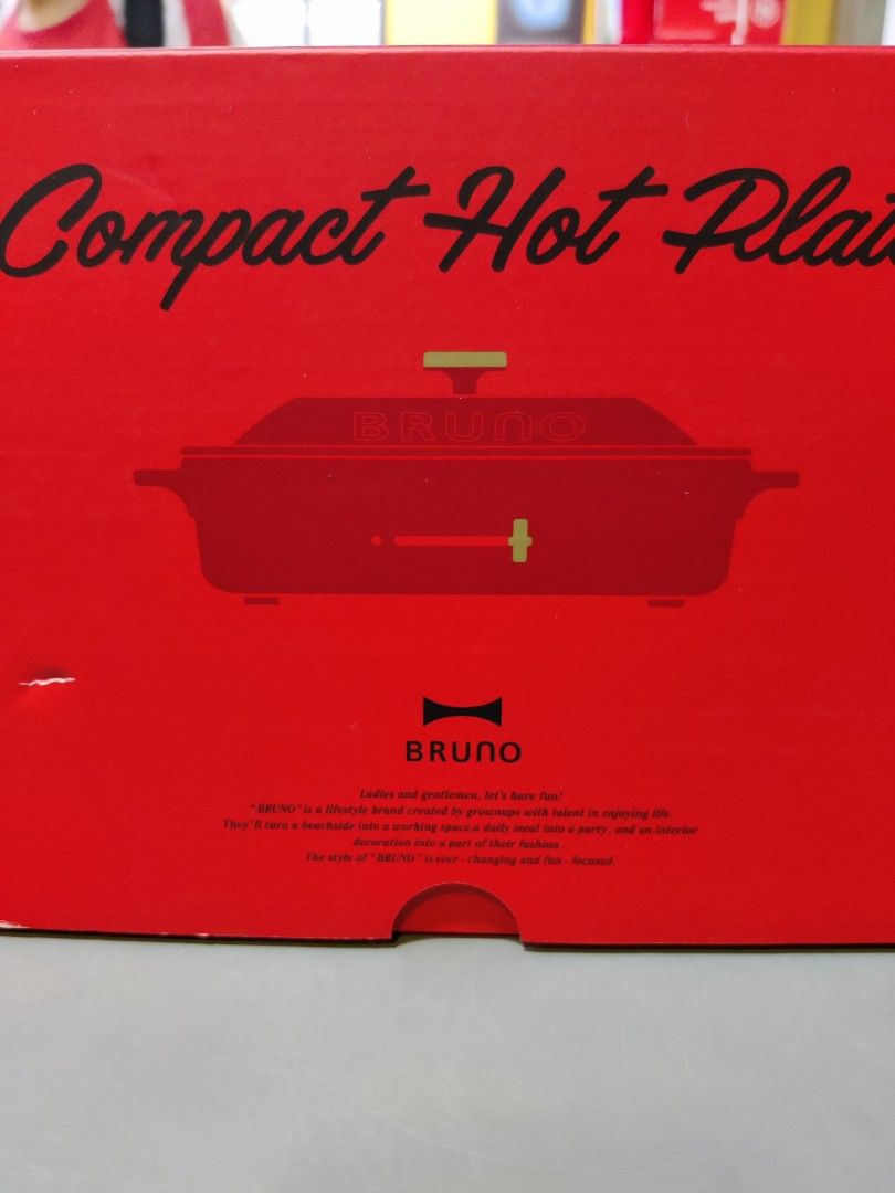BRUNO COMPACT HOT PLATE, TV & Home Appliances, Kitchen Appliances, BBQ