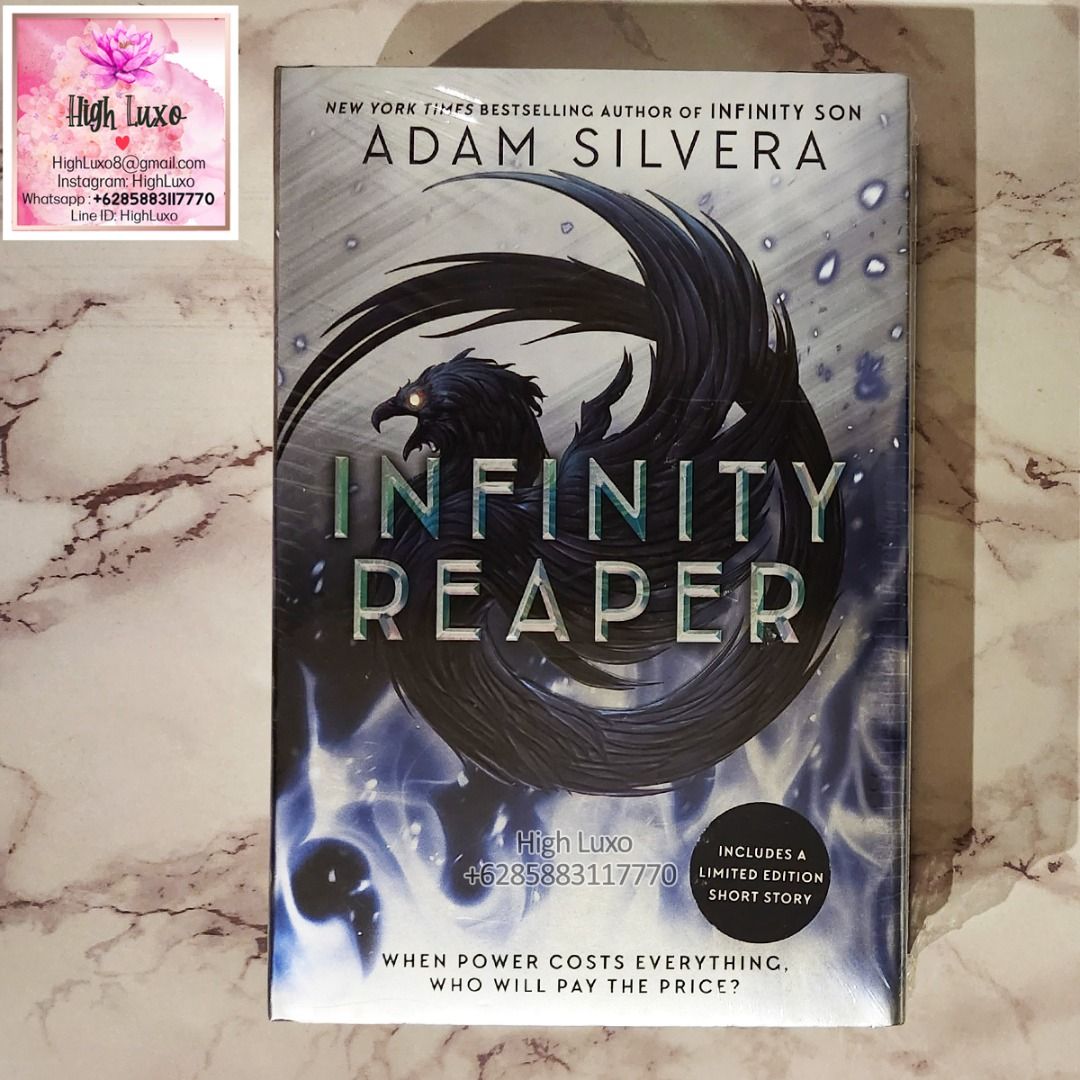 Cover　Book　Inggris　Hard　Four　Cerita　Hardcover　English　Buku　Book　Import　Fiksi　Novel　Reaper　Infinity　Impor