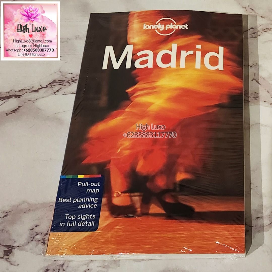 Buku Travel Guide Lonely Planet Madrid English Book Impor Import English  Original Authentic Best Seller Bestseller