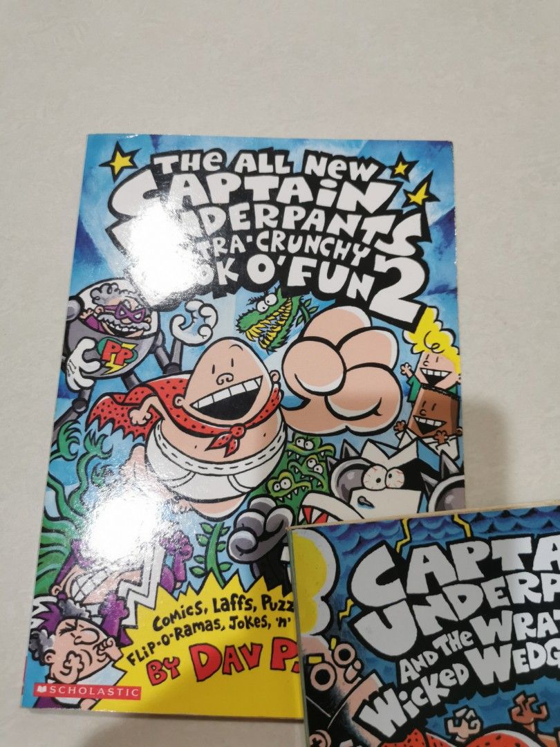 Captain Underpants Extra Crunchy Book O Fun2 Hobbies Toys