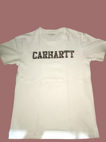 Carhartt Script Tee (Category: Tshirts & Polo Shirts ) located in Manila. Submitted by da666ul (Listing ID 1211674555, Image 1). Description: Carhartt Script Tee Size Medium 20x27.5 Issue Pinhole (Back).