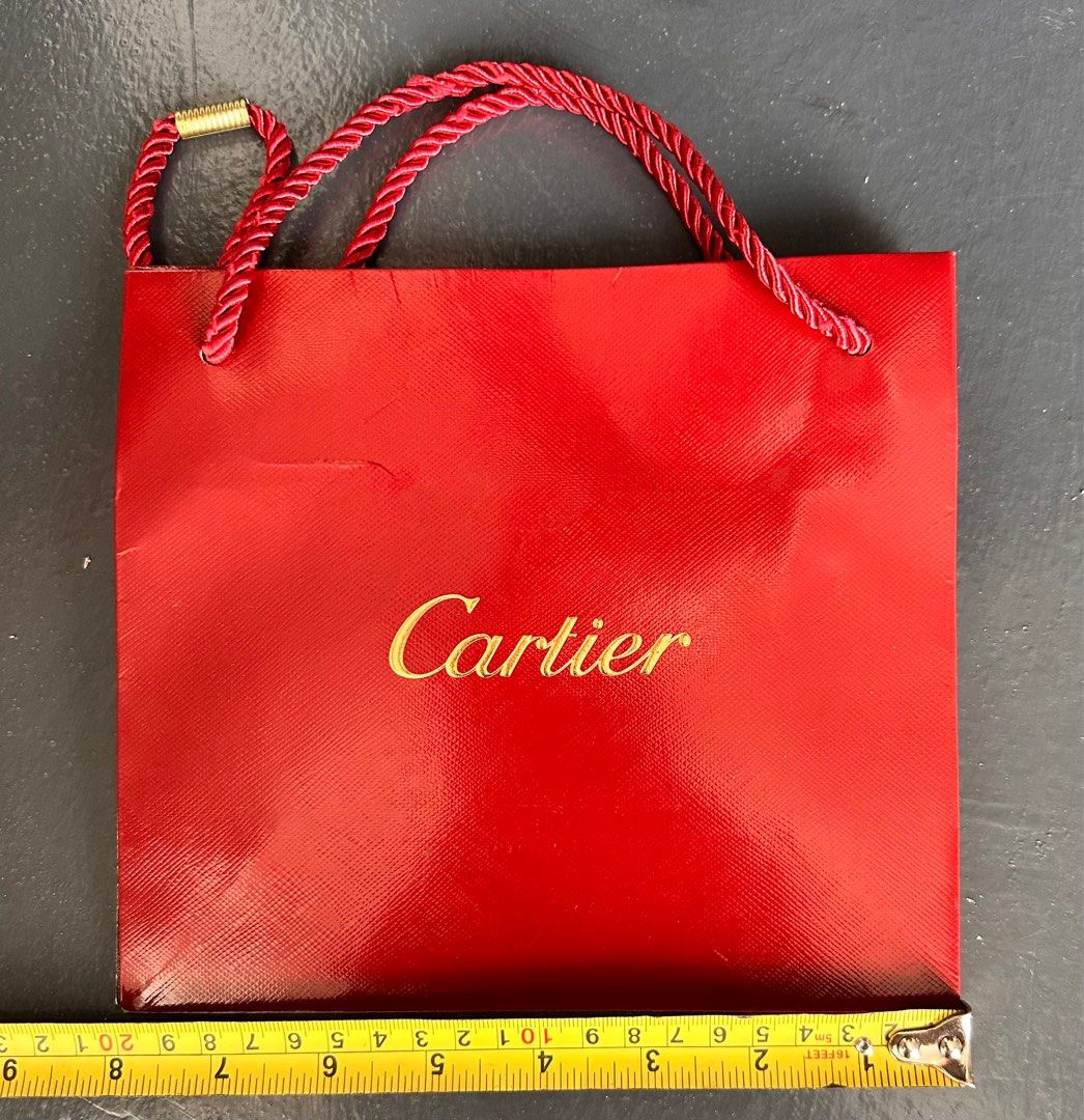 Cartier Paper Bag (Category: Luxury Bags & Wallets) located in Quezon City. Submitted by magsbooksetc (Listing ID 1211627143, Image 1). Description: .