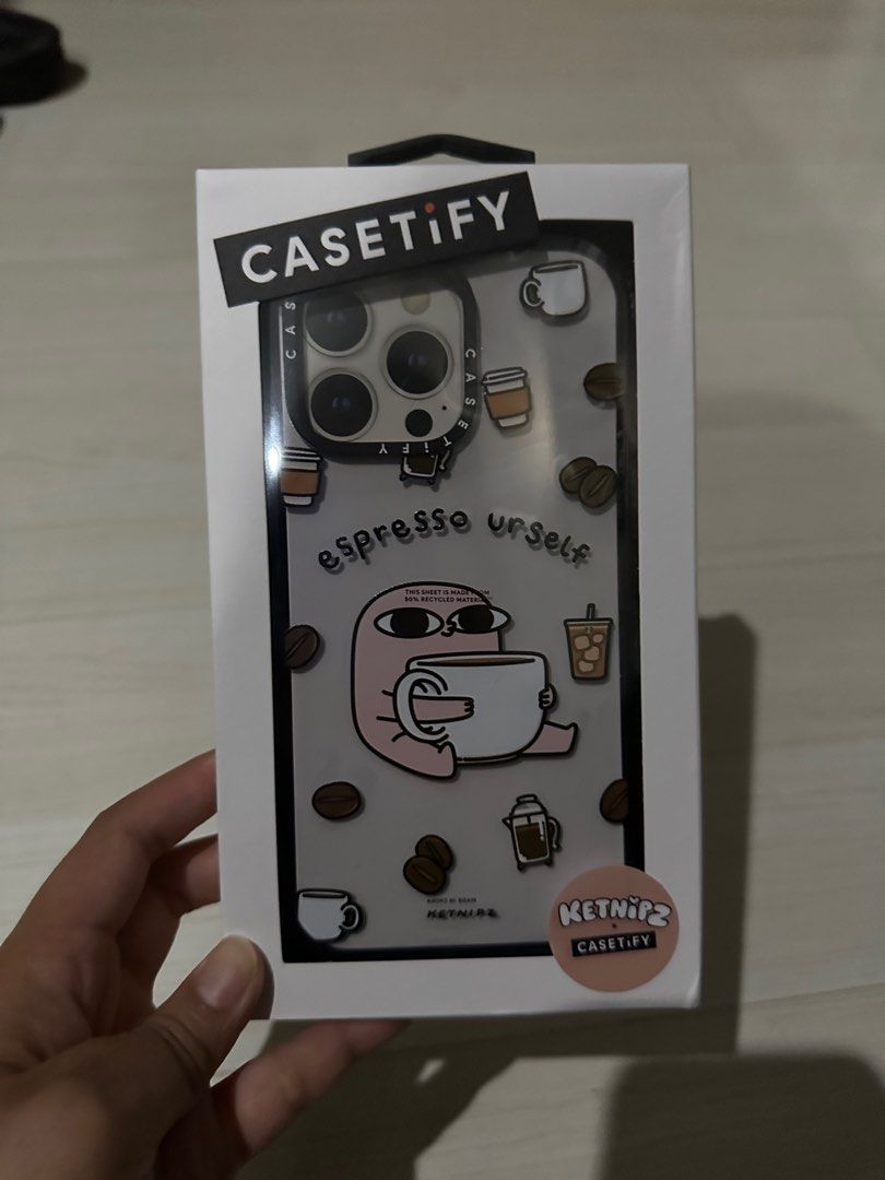 Casetify Ketnipz Collab for 14 Pro Max Espresso Urself, Mobile Phones