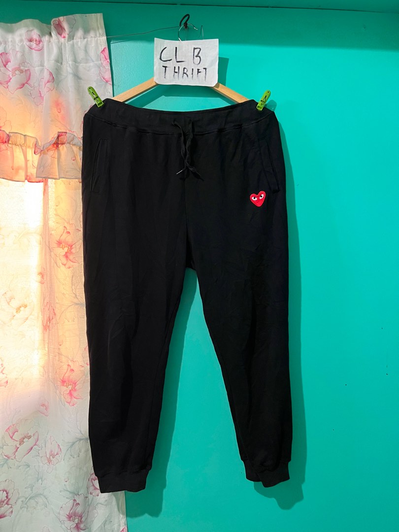 CDG PANTS, Men's Fashion, Bottoms, Joggers on Carousell